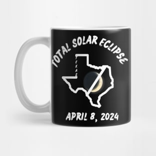 Texas Total Solar Eclipse 2024 Mug